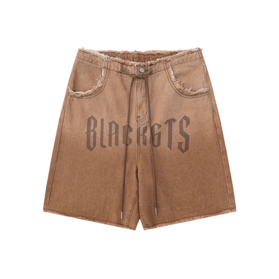 Shorts de Mezclilla Degradado Lavado para Hombre - Perfecto para Verano - Image 4
