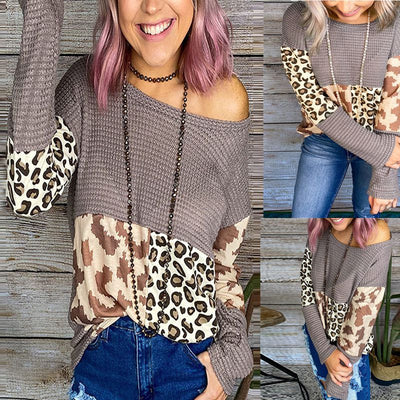 Blusa Larga con Costuras de Leopardo - Image 7
