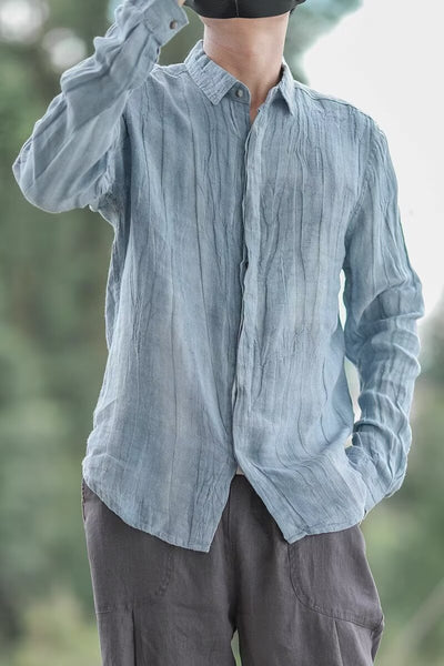 Chaqueta Camisa Casual de Personalidad Única para Hombre - Image 11