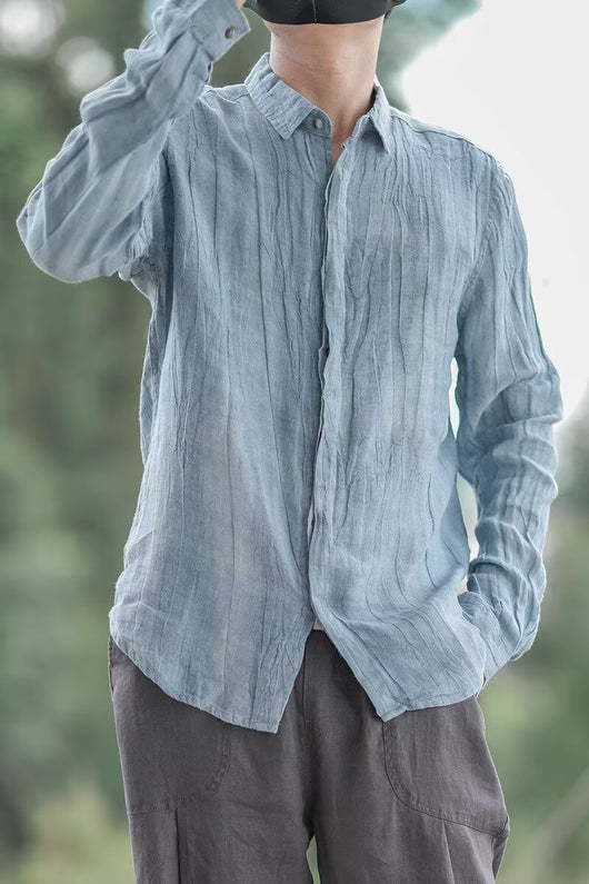 Chaqueta Camisa Casual de Personalidad Única para Hombre - Image 11