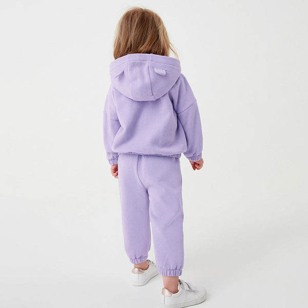 Conjunto Térmico Deportivo para Niñas con Sudadera Polar