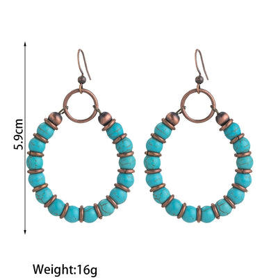 Aretes de Bronce con Tarjeta de Papel Kraft - Image 11