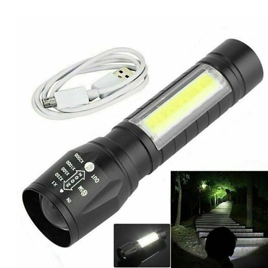 Linterna LED Zoom Extensible para Trabajo - Luz Profesional Ajustable - Image 14