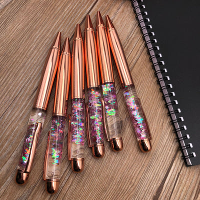Bolígrafo de Tinta Líquida Oro Rosado Premium - Image 7