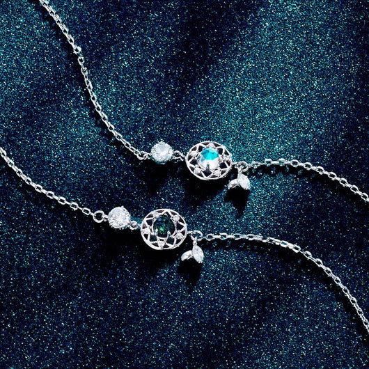 Pulsera de Plata Esterlina para Mujer con Piedra de Luna - Image 9
