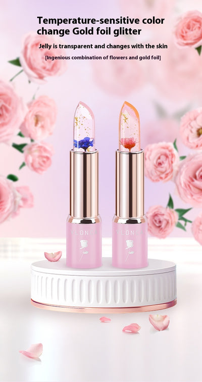 Labial Gel Cambia Color con Flores - Hidratación Duradera sin Transferencia - Image 12