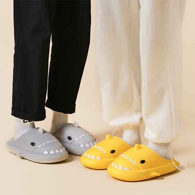 Pantuflas Tiburón Cartoon para Parejas - Zapatillas EVA Impermeables Invierno - Image 30