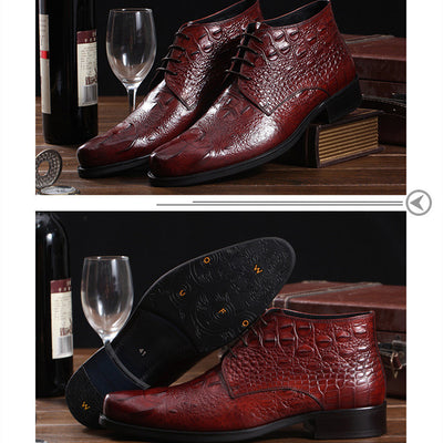 Botas Altas de Cuero para Barbero - Zapatos Profesionales Premium - Image 4