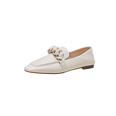 Zapatos Planos Cómodos de Punta Cuadrada para Mujer - Estilo Universitario - Image 4