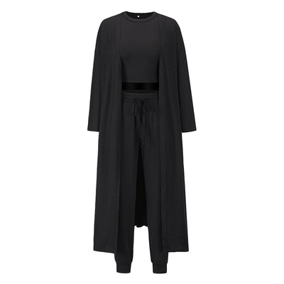 Conjunto Deportivo Mujer: Chaleco Tejido Slim Fit y Pantalón Temperamento - Image 12