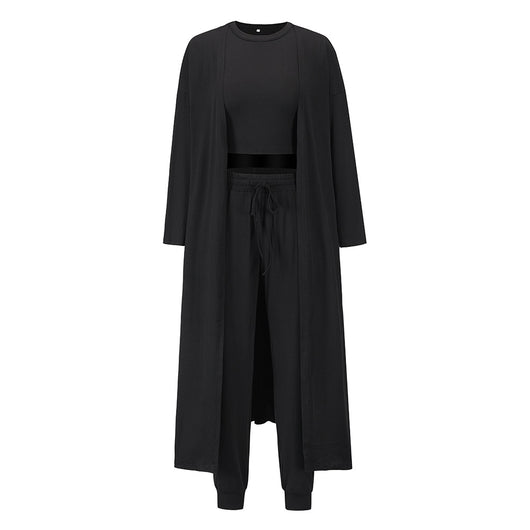 Conjunto Deportivo Mujer: Chaleco Tejido Slim Fit y Pantalón Temperamento - Image 12
