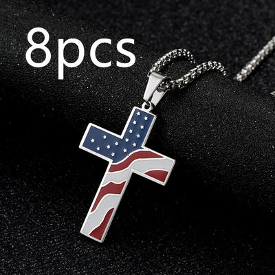 Collar Patriótico con Cruz y Bandera - Image 21
