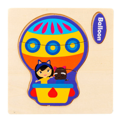 Puzzle 3D Educativo Infantil con Animales y Vehículos para Jardín de Niños - Image 19