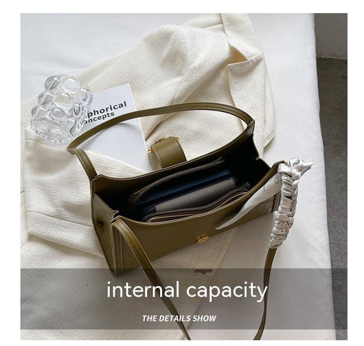Bolso Bandolera Minimalista de Diseño Exclusivo - Bolsa Baguette de Moda Versátil - Image 12