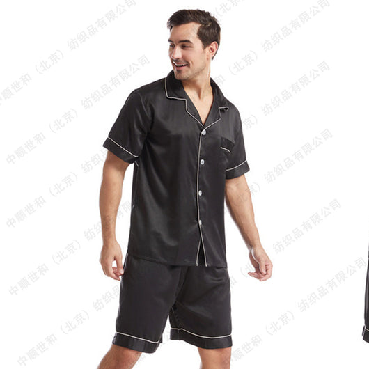 Pijama de Satén Mate Tipo Traje Fresco y Transpirable para Casa - Image 21