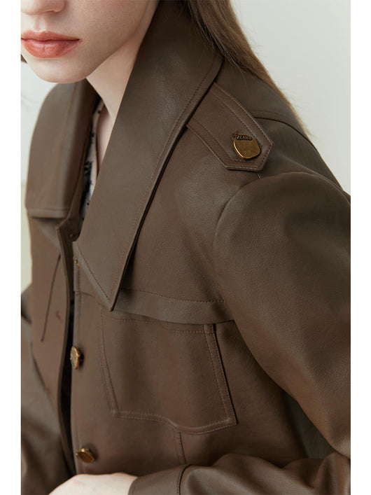 Chaqueta Retro de Cuero PU para Mujer - Image 2