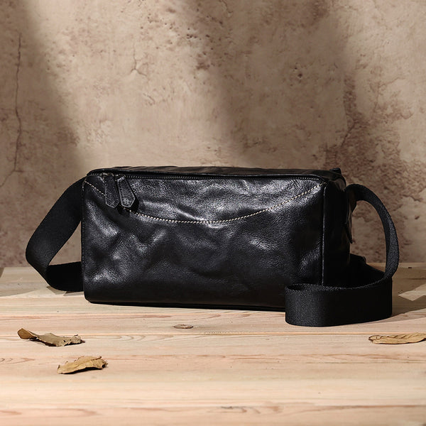 Bolso Satchel de Cuero Vintage con Gran Capacidad - Image 3