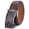 Cinturón de Cuero Genuino para Hombre con Hebilla Click Ajustable - Estilo Ejecutivo