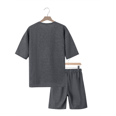 Traje Deportivo Hombre Manga Corta Ajuste Relajado para Verano - Image 27