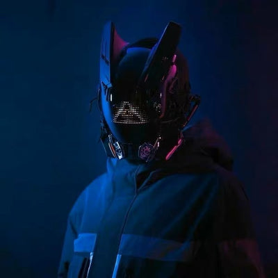 Casco Inteligente con Tecnología de Máscara Luminosa