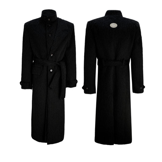 Abrigo Trench de Alpaca con Cintura Ajustable - Image 8