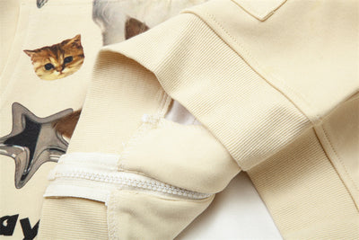 Sudadera Con Capucha Estampado Gato Divertido Unisex - Image 11
