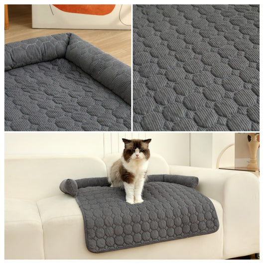 Cama Nido Calmante para Mascotas con Almohada Cervical y Manta Acolchada - Image 30