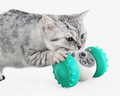 Juguete Interactivo para Perros y Gatos - Auto Dispensador de Alimento Lento - Image 36