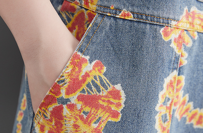 Overol Denim Holgado Talla Grande Estilo Coreano - Image 15