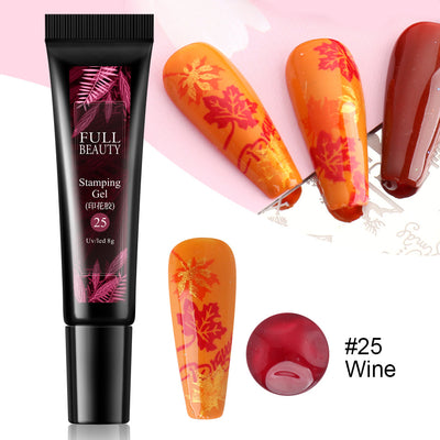 Kit de Adhesivo Fluorescente para Diseño de Uñas con Plantillas de Transferencia - Image 17