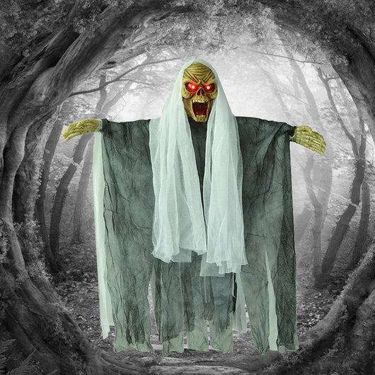 Colgante Bruja Halloween con Casa Embrujada - Image 7