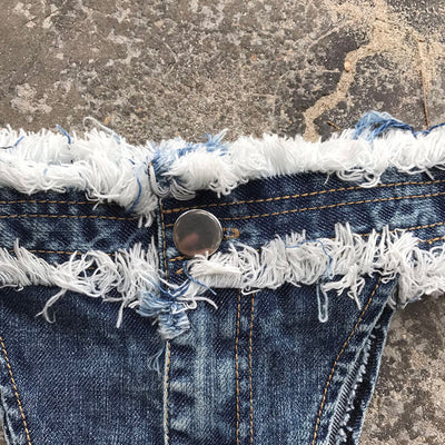 Shorts Denim Cintura Baja Estilo Hot Pants para Verano - Image 11