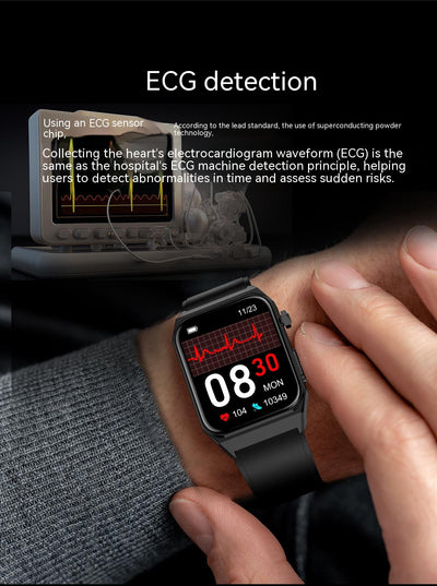 Reloj Inteligente de Salud Integral con Monitoreo de Oxígeno, Glucosa y Temperatura - Image 11