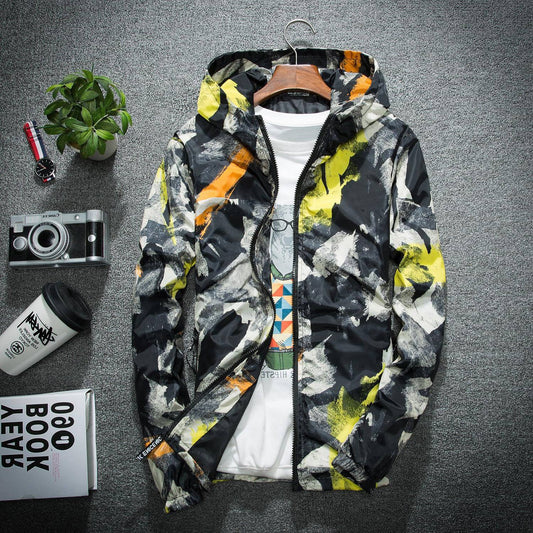 Chaqueta Deportiva Camuflaje para Hombre - Estilo Casual Moderno - Image 2