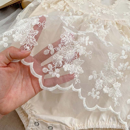 Mono de Bebé Niña con Malla Bordada y Diseño Elegante - Image 21