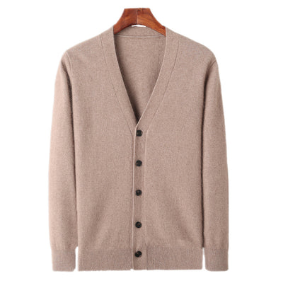 Cardigan Tejido con Cuello V y Botones para Hombre - Image 5