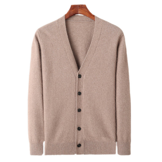 Cardigan Tejido con Cuello V y Botones para Hombre - Image 5