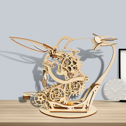 Puzzle Mecánico 3D de Madera - Juguete Educativo para Armar