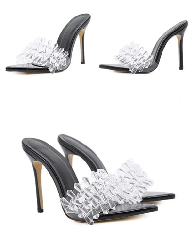 Sandalias Stiletto con Pedrería para Mujer - Diseño Elegante Boca de Pez - Image 19