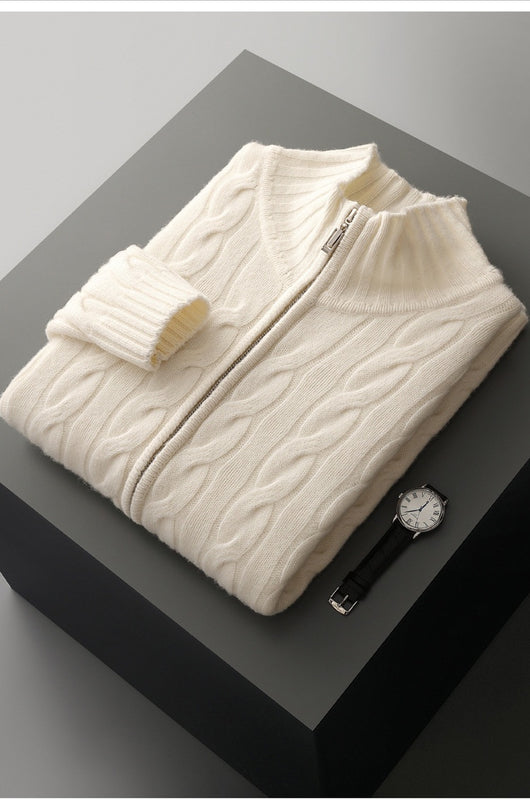 Abrigo de Punto con Cierre Innovador para Hombre - Image 12