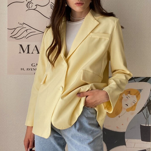 Blazer Holgado Coreano con Hombreras de Moda - Image 7