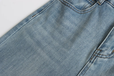 Jeans Talle Alto Elásticos Lavados con Corte Amplio y Cintura Ajustada - Image 28