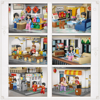 Bloques de Construcción Miniatura Barrio Chino - Puzzle 3D Coleccionable - Image 16