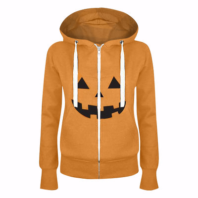 Sudadera con Capucha y Cierre Estampada Digital - Unisex