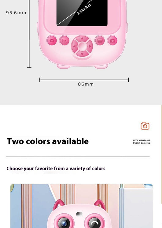Cámara Digital Instantánea para Niños con Impresión de Fotos HD - Image 8