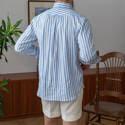 Camisa de Manga Larga Transpirable con Rayas Seersucker - Image 2