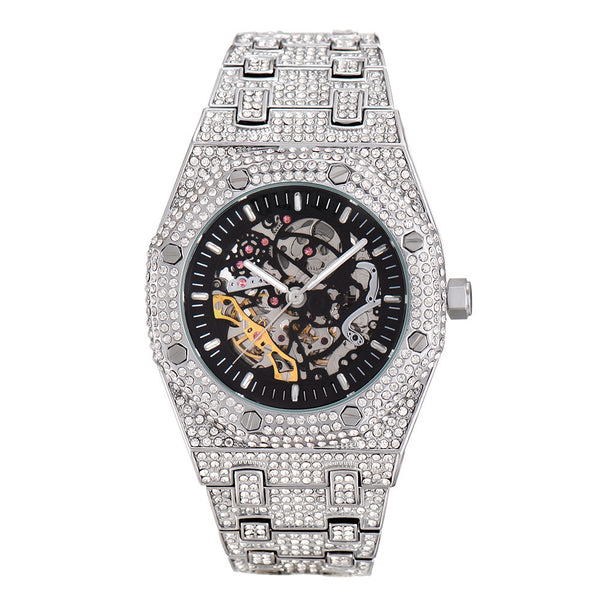 Reloj de Hombre Acero Inoxidable Resistente al Agua con Esfera Luminosa - Image 8