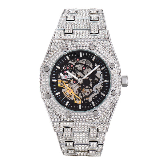 Reloj de Hombre Acero Inoxidable Resistente al Agua con Esfera Luminosa - Image 8