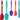Heat Resistant 600℉ Food Grade Silicone Rubber Spatula Set for Baking, Cooking, and Mixing Non Stick Dishwasher Safe Bpa-Free Multicolor Set of 5 - Tekeno