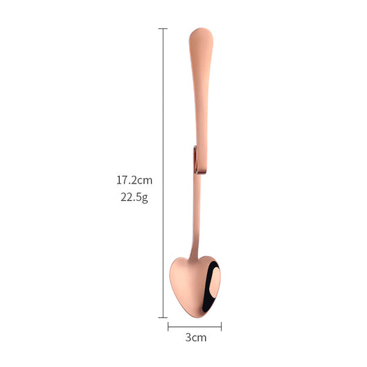 Cucharilla Colgante en Forma de Corazón Acero Inoxidable - Image 13